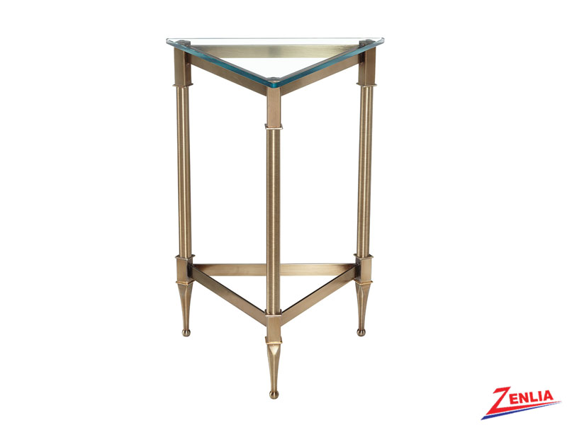 Parthen Triangular Drink Table Chair Side Table Custom